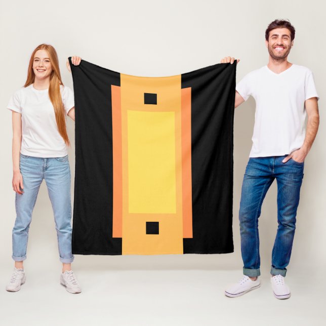 Manta Polar Naranja mínimo amarillo negro (In situ)