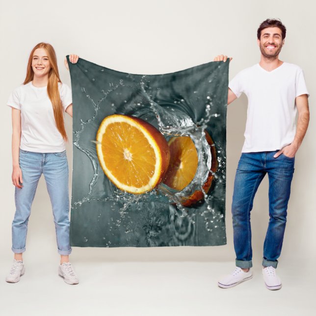 Manta Polar Naranja positivo jugoso para el estado de ánimo de (In situ)