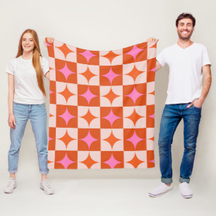 Manta Polar Naranja rosa controlado a mediados del siglo Starb
