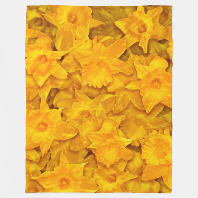 Manta Polar Narcissus Flowers (Anverso)