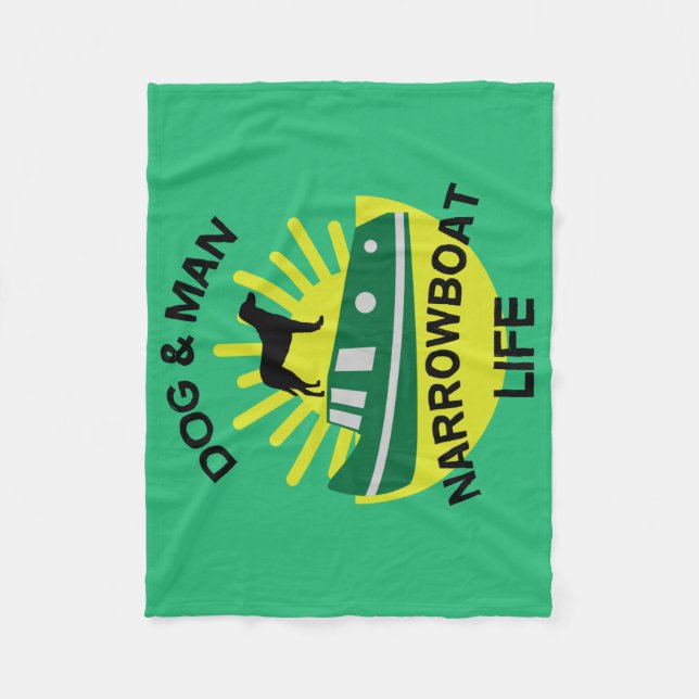 Manta Polar Narrowlanes divertidos | Barcos del Canal | Britis (Anverso)