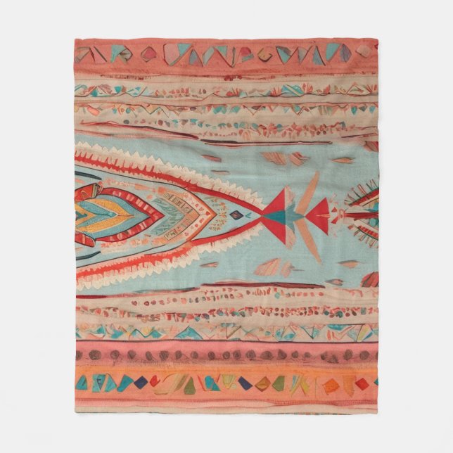 Manta Polar Native America Pattern (Anverso)