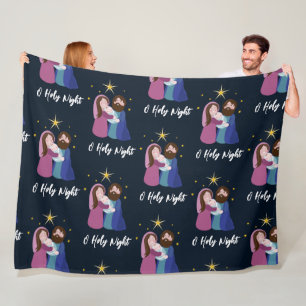 Manta Polar Natividad de los navidades