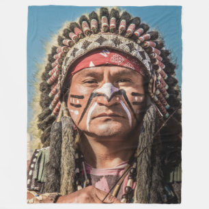 MANTA POLAR NATIVO AMERICANO