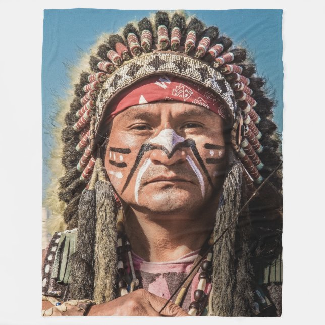 MANTA POLAR NATIVO AMERICANO (Anverso)