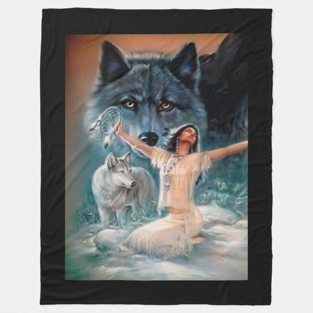 Manta Polar Nativo americano (Anverso)