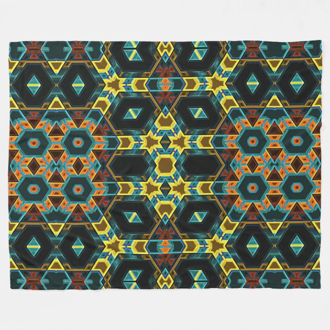 Manta Polar Nativo americano moderno 2 (Frente (Horizontal))