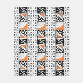 Manta Polar Nativo del suroeste amanecer en Naranja