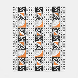 Manta Polar Nativo del suroeste amanecer en Naranja