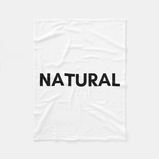 Manta Polar natural (Anverso)