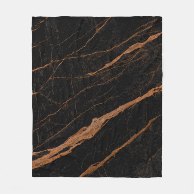 Manta Polar natural black emperador marble texture background  (Anverso)
