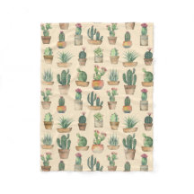 Naturaleza botánica de Cacti acuarela