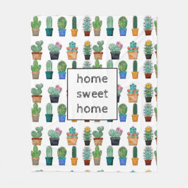 Manta Polar Naturaleza de la flor de Cactus