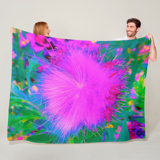 Manta Polar Naturaleza psicodélica púrpura ultravioleta (In situ)