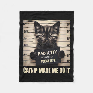 Manta Polar Naughty Kitty Cail Photo Catnip Me Hizo Hacerlo Ga