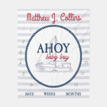 Náutica Ahoy Baby Niño Barco de Vela Hito