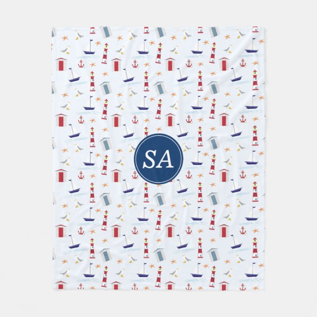 Manta Polar Nautical Back to School Dorm Essentials (Anverso)