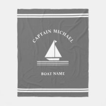Nautical Gray White Boating Ilustracion