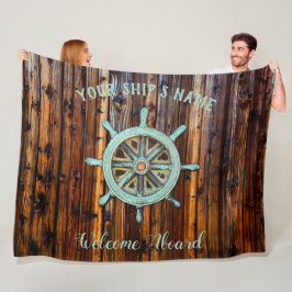 Manta Polar Nautical Theme Bronze Captains Wheel