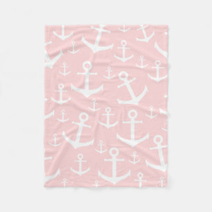 Manta Polar Náutico se ruboriza el modelo rosado y blanco del