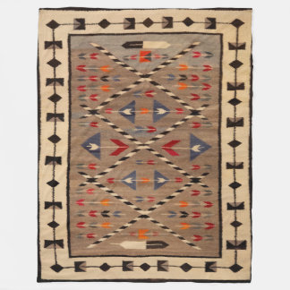 MANTA POLAR NAVAJO HORSE SADDLE BLANKET PRINT FROM 1900