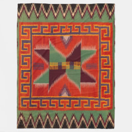 MANTA POLAR NAVAJO INDIAN HORSE SADDLE BLANKET FLEECE