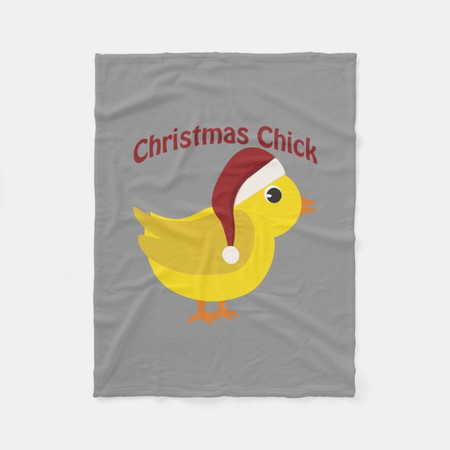 Manta Polar Navidad Chick (Anverso)