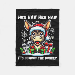 Manta Polar Navidad divertida Navidad italiana Dominic T
