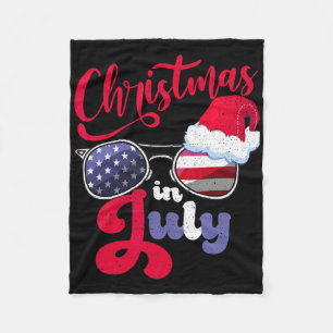 Manta Polar Navidad En Julio Estados Unidos Gafas De Sol Sombr
