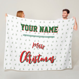 Manta Polar navidad, personalizado, Manta, Fleece y Sherpa