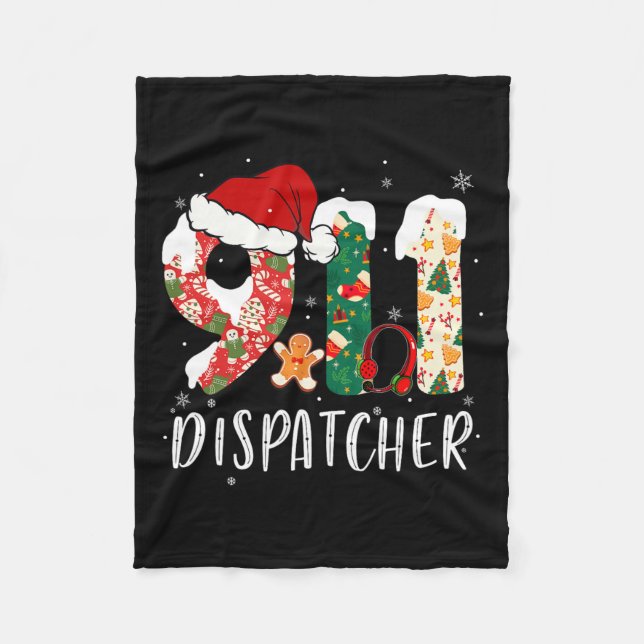 Manta Polar Navidades 911 Dispatcher (Anverso)