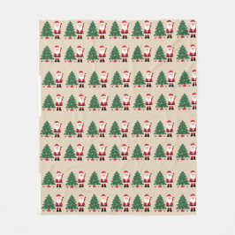 Manta Polar Navidades acogedores con techo de paja