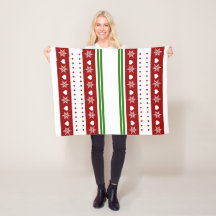 Navidades acogedores en blanco, pequeños 30" x 40"