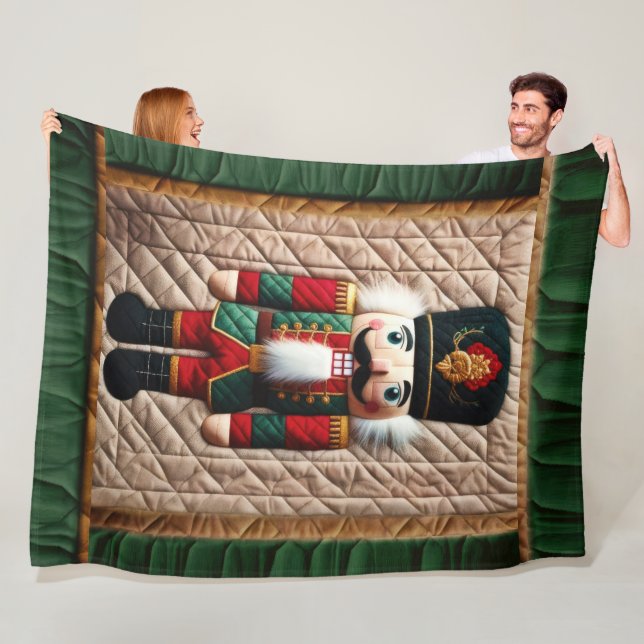 Manta Polar Navidades acolchados Nutcracker Fleece Blanket (In situ)