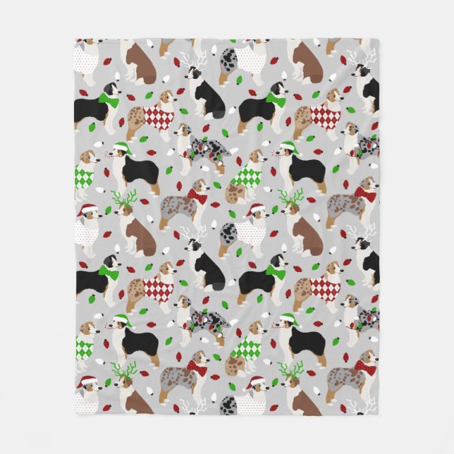 Manta Polar Navidades Auspicio de la Fleece Blanket (Anverso)