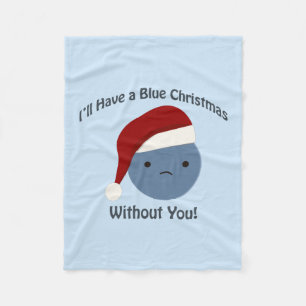 Manta Polar ¡Navidades azules sin ti!
