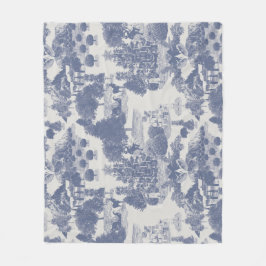 Manta Polar Navidades azules Winter Wonderland