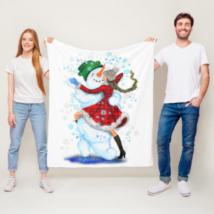 Manta Polar Navidades bailarinas Fleece Blanket