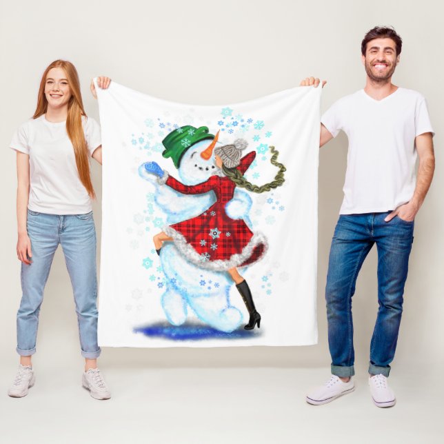 Manta Polar Navidades bailarinas Fleece Blanket (In situ)