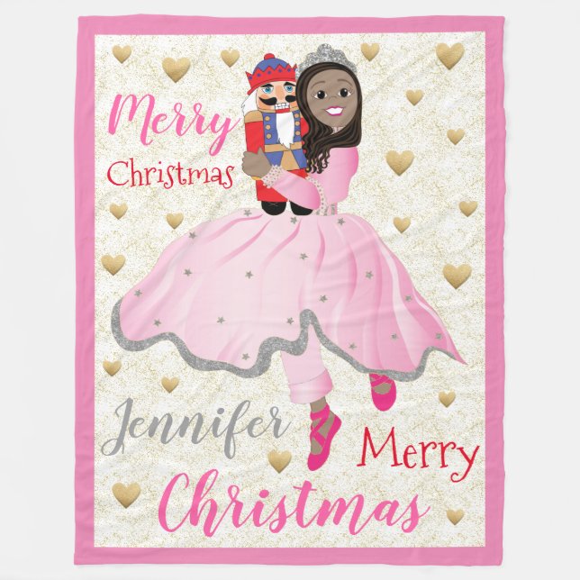 Manta Polar Navidades Ballet Ballet de pepita/grande (Anverso)