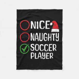 Manta Polar Navidades Bastante traviesos Navidades de fútbol