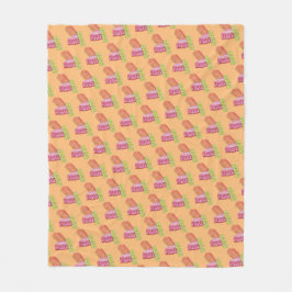 Manta Polar Navidades Candy Candy Naranja Navidad Dulces de Na