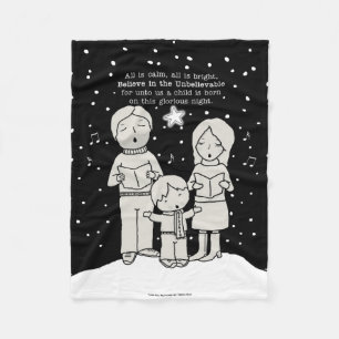 Manta Polar Navidades Caroling