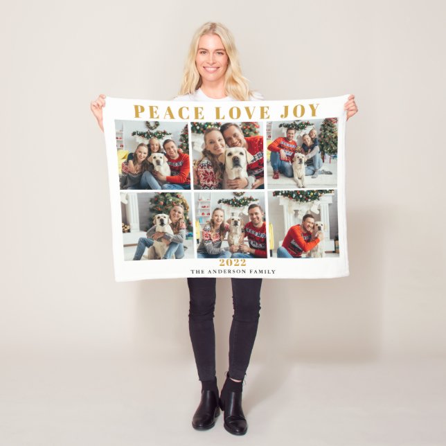 Manta Polar Navidades collages de fotos 2022 (In situ)