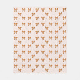 Manta Polar Navidades Cookie Bows