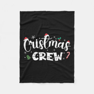 Manta Polar Navidades Crew Santa Family Mating Group Navidad B