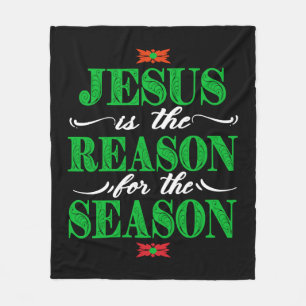Manta Polar Navidades Cristianos Regalos Jesús Es La Razón De