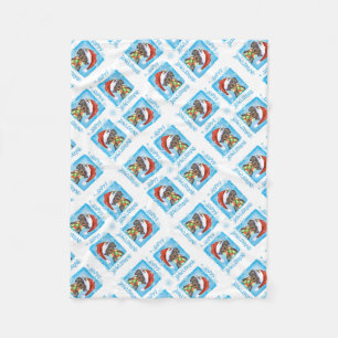 Manta Polar Navidades Dachshund