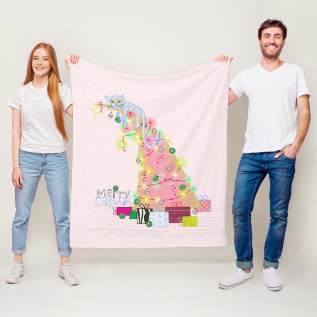 Manta Polar Navidades de árboles de navidad - Funda (In situ)
