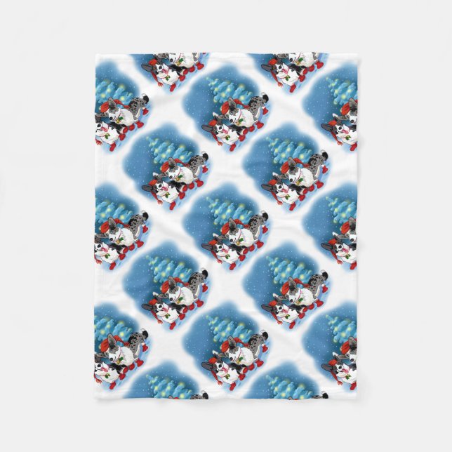 Manta Polar NAVIDADES de CORGI (Anverso)